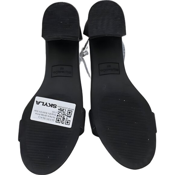 Style & Co Women's Ankle-Strap Block Heels Black Size 6.5M - Picture 6 of 6